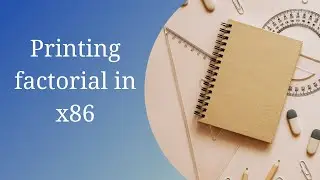 Printing factorial using procedures - Assembly x86