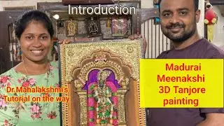 3 D Madurai Meenakshi Tanjore Painting-intro