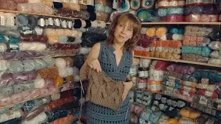 Вяжу юбку и свитер . Что-то буду распускать .