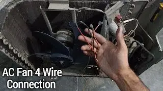 AC Outdoor Fan Motor Connection Of 4 Wire || IDENTIFY COMMON,START,RUN