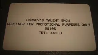 The Impossibly Rare 1995 VHS Of In Concert (2 Videos Of Screeners)
