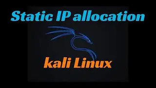 Assign Static IPs to VMs in Kali Linux | Fix Allocation Issues