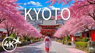 Kyoto, Japan Spring 4K 🌸 Tranquil Sakura Temples, Sacred Shrines & Timeless Stillness