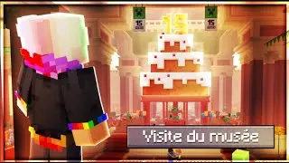 Je Infiltre le musée pour les 15 ans de Minecraft PS trop joli et bien bonne anniv a vous minecraft🥳