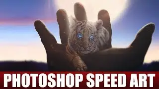 Baby Tiger - #Photoshop Speed Art