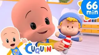 Pin Pon es un muñeco y más canciones infantiles con Cleo y Cuquin | Familia Telerin
