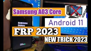 Without PC 😱 Samsung A03 Core FRP Bypass Android 11 | Samsung A03 Core Google Account Bypass 2023