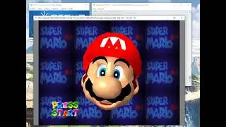 Super mario 64 on PS2 (PCSX2)