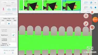 siren head jumpscare green screen