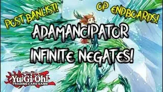 *BROKEN* ADAMANCIPATOR INFINITE NEGATE DECK PROFILE + COMBO TUTORIAL! POST BANLIST! (In-Depth)