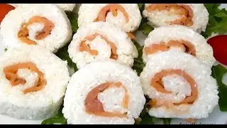 Girelle di riso salmone e philadelphia