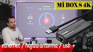 KABLOLU İNTERNET BAĞLANTISI OLMAYAN TV BOX'LAR İÇİN DÖNÜŞTÜRÜCÜ APARAT | Mİ BOX S 4K
