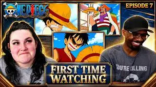 BUGGY IS ABSOLUTELY RUTHLESS! FIRST TIME Watching One Piece Episode 7