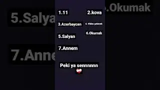 Peki ya sənnn🤗