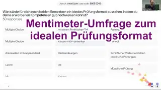Wie würde für dich ein gutes Prüfungsformat aussehen, in dem du deine Kompetenzen nachweisen kannst?