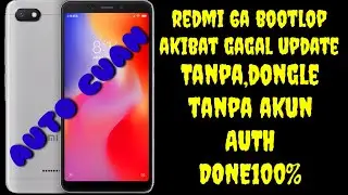 CARA FLASING REDMI 6A TANPA AKUN AUTH TANPA DONGLE.