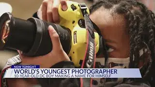 DC boy is making a name for himself as a professional photographer
