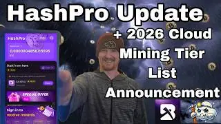 HashPro No Longer On Google Play? + 2026 Cloud Mining Tier List Announcement