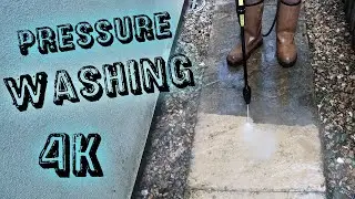 PRESSURE WASHING PAVING SLABS - SATISFYING 4K