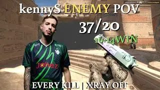 kennyS 37Kills Playing Anubis On FACEIT! CSGO ENEMY POV