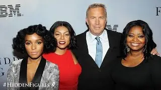 "Hidden Figures"New York Red Carpet , Kevin Costner , Octavia Spencer,Taraji P. Henson,Janelle Monáe