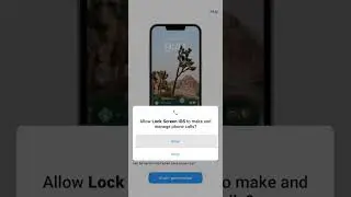 Lock Screen iOS Permission