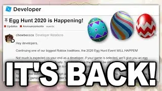 Roblox CONFIRMS Egg Hunt 2020!