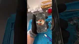 Výměna zadního skla na iPhonu #tech #shorts