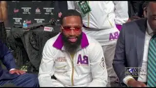 Adrien Broner Grand Arrival Ceremony Interview - Pacquiao vs Broner