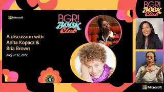 BGR! Book Club featuring Shallow Waters with author @anitakopacz and BGR! alum @briabrownmba