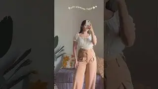 Puff Sleeves Tops haul #youtubeshorts #shorts #topshaul #myntratop #myntrafinds