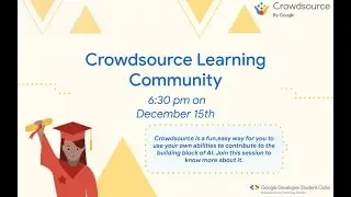 Google Crowdsource introductory session - GDSC NITR