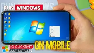 Turn your Android into a Windows PC :~ Without Any Emulator Or Laptop [No Root]