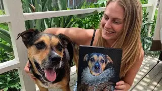 HILARIOUS Custom Pet Portraits (UNBOXING) 👑
