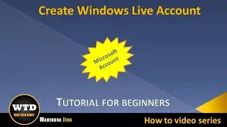 Create Windows Live Account