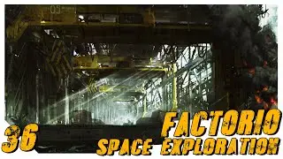 Factorio Space Exploration #36 Запуск переработки космического мусора