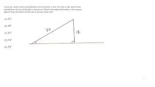 #10 - SOHCAHTOA, SAT Math Level 1