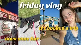 Day in the Life | Working as PTs, Booking a Trip, Iowa State Fair!
