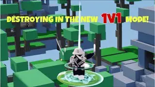 DESTROYING in the new 1v1 Mode in Roblox Bedwars
