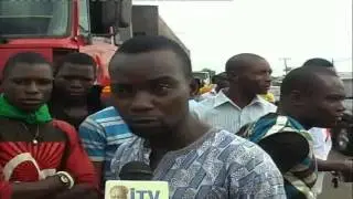 One person narrowly escaped death in accident on Ekae, Sapele Road