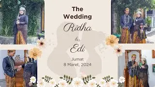 Prosesi ijab qabul. The wedding of Ridha & Edi