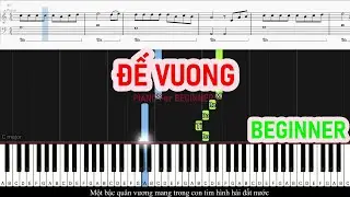 ĐẾ VƯƠNG - ĐÌNH DŨNG | PIANO For BEGINNERS