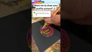 Want me to draw your profile picture? ✍️ #shorts