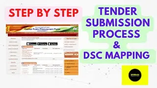 Online Tender Submission Process I Tender submit Kaise kiya jata hai? HOW TO MAP DSC ON EPROCUREMENT