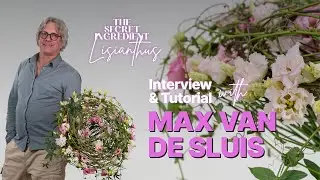 Sustainable Structure to Make 20 Stems of  Lisianthus Look Like 100 | Max van de Sluis Tutorial