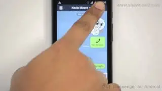 Line Messenger - How To Video Call A Line User