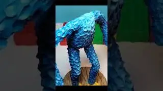 🔥Making HUGGY WUGGY✋ with CLAY POPPY PLAYTIME CHAPTER 1 • Clay World tutorials 🎶