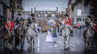 Annan ROM 2024, Riders leave at 8am to inspect town boundaries.