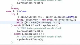 Android Developing Applications Tutorial 100 File Input Stream