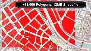 Performance Test of vector-tiles with node-mapnik and Leaflet GridLayer